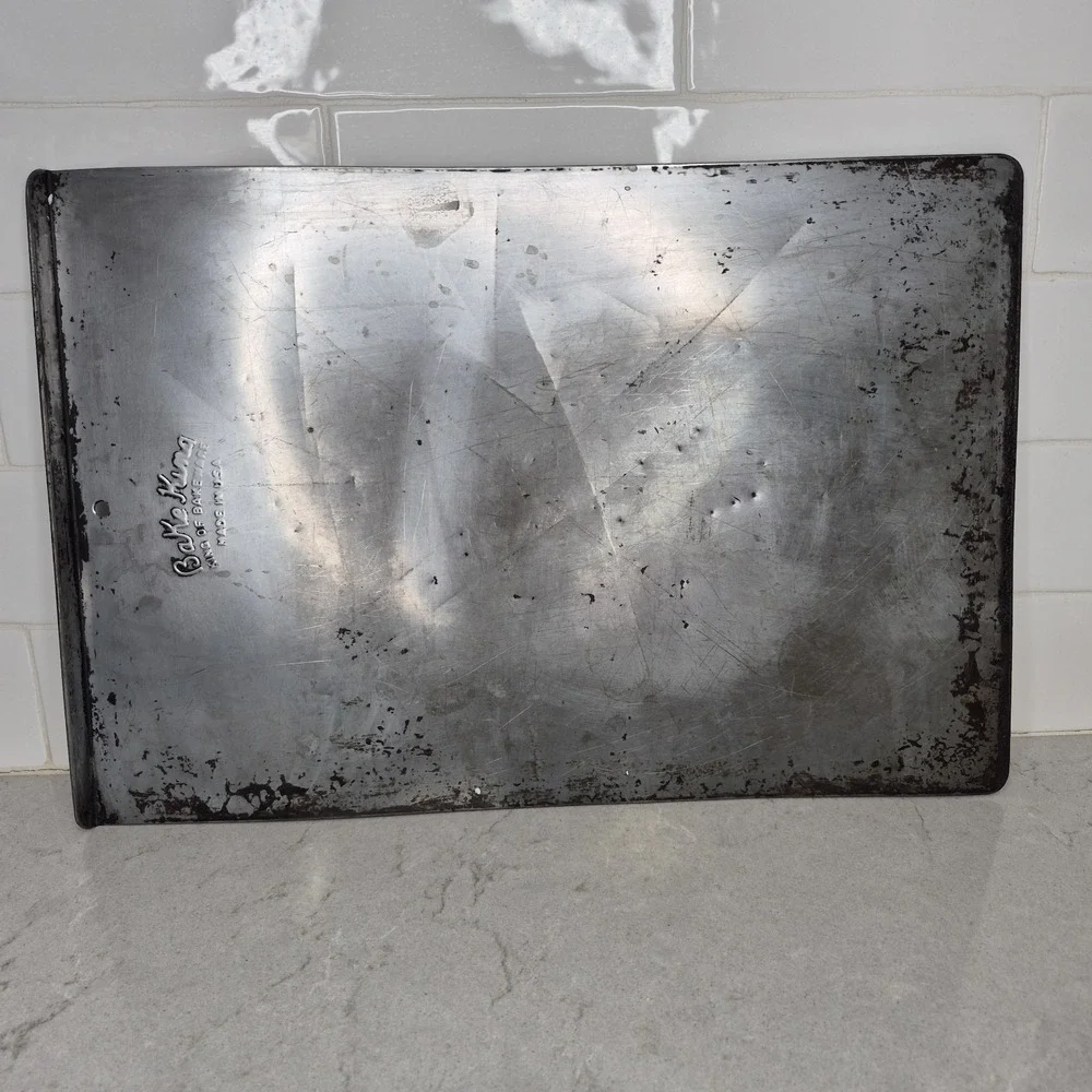Vintage Bake King: King of Bakeware Cookie Sheet‎ Made in USA 16